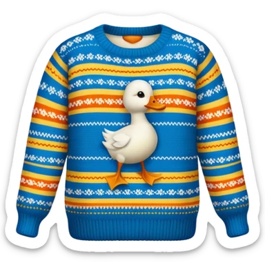 sweaters wit ducks sticker