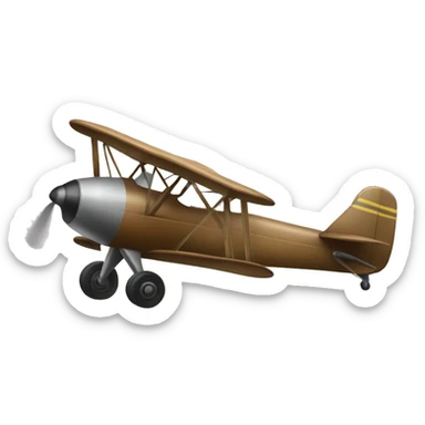 Vieux avion a hélice sticker