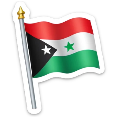 New syrian flag sticker