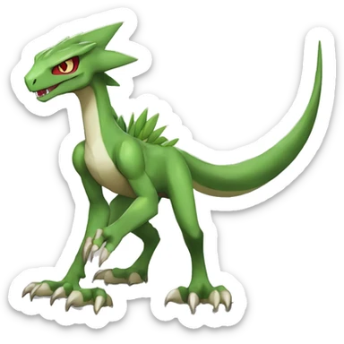  Cool Edgy Digimon-Fakemon-Guilmon-Genesect-Flygon-Velociraptor-Dragon full body sticker