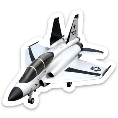 Jet Trainer - T-38 Talon - Northrop Grumman (Model Year: 2021) (Iconic colour: White and black) sticker