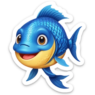 An sticker that’s a fish gooning sticker