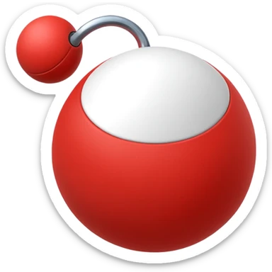 Pull-ball with MB written in the circle in on it sticker