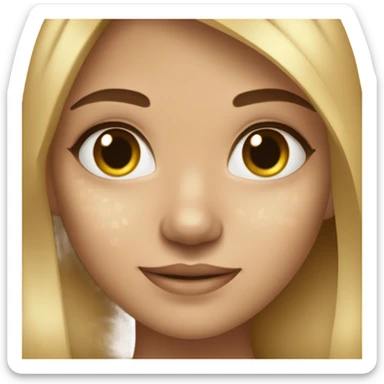 hyperpigmentation girl sticker