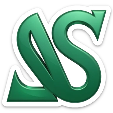 signo de dinero en color verde bien resplandeciente. Este es el signo "$" sticker
