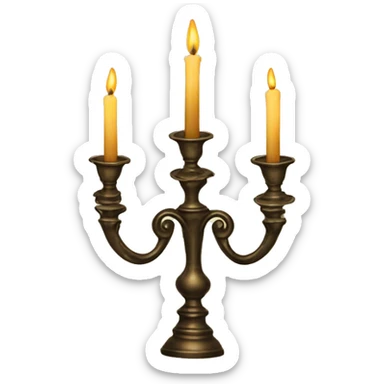 Vintage candelabra  sticker