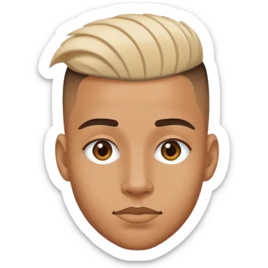 Me with a high top fade sticker