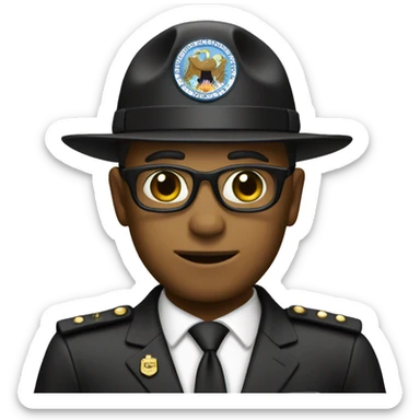 Ministry of State Security with suit sticker