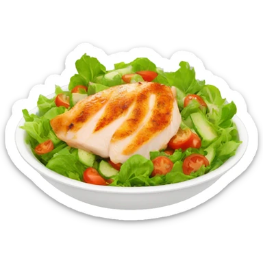 salad chicken breast paprika  sticker