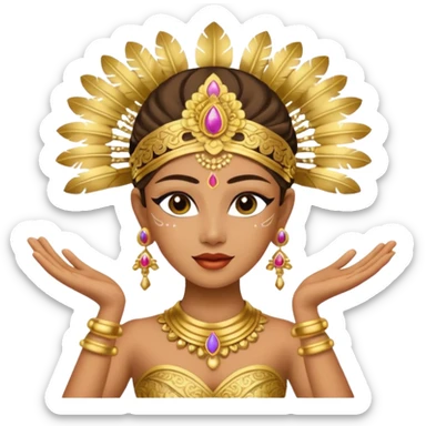 danseuse balinaise sticker