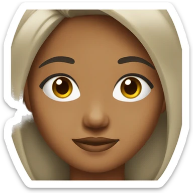 blasian girl sticker