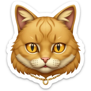 drippy  gangster cat sticker