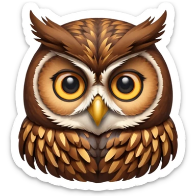 🤓🦉 sticker