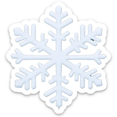 snowflake gothique sticker