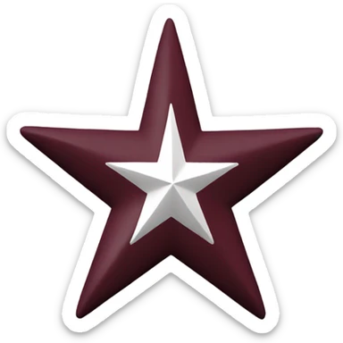 Texas a&m lone star logo sticker