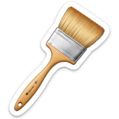create a paintbrush for art sticker