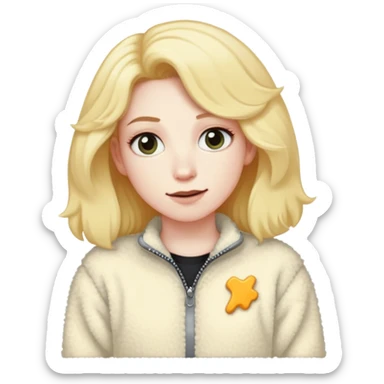 Meow meow lol cheesy fleece genser gender bender man eater booger band hey ah yah ah  sticker