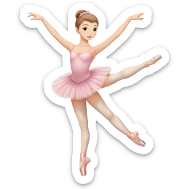 Coffee mug with ballerina legs in a pointe position wearing a ballet tutu sticker