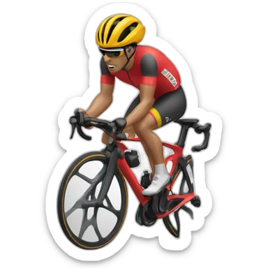 Hombre ciclismo sticker