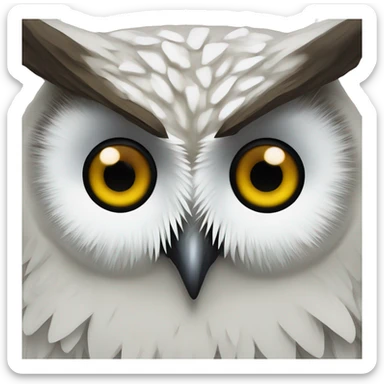Deftones diamond eyes owl  sticker
