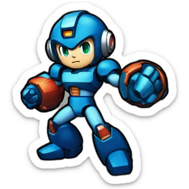 Mega-man-x sticker