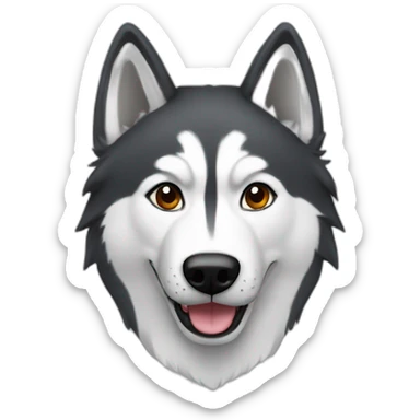 Huskie sticker