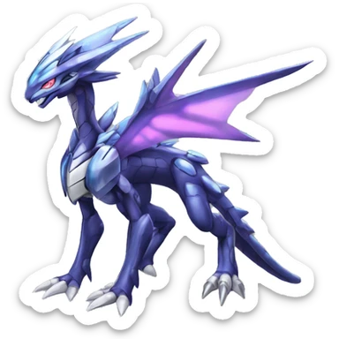 Cool Edgy Shiny Godly Ethereal Digimon-Genesect-Dialga-Reptile full body sticker