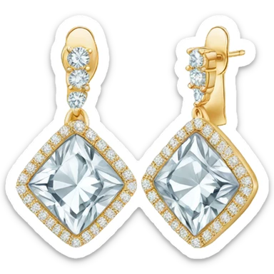 Earrings DIAMOND sticker