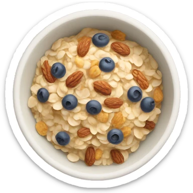 bowl of muesli sticker