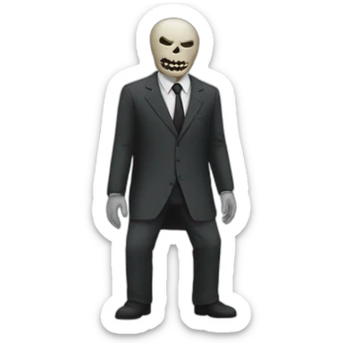Scary Headless sticker