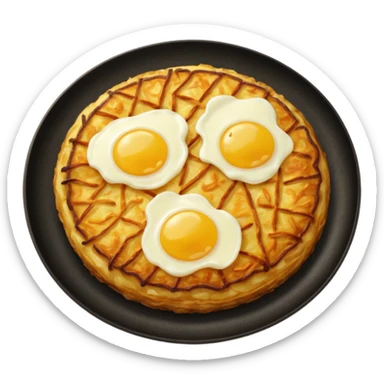 swiss rösti, without eggs sticker