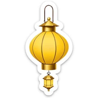 Lanterna flutuante do filme da Rapunzel, lanterna da Tailândia  sticker