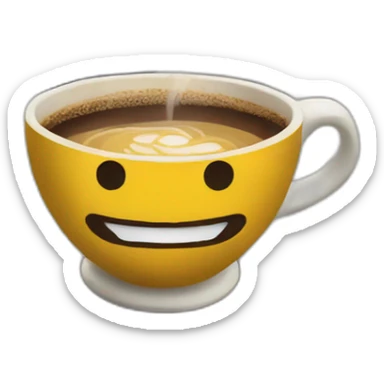 Outside of an Italian coffee on a corner downtown Houston sticker