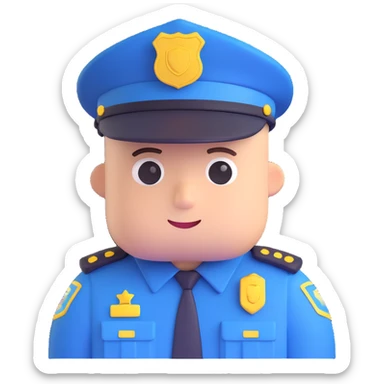 Police sticker