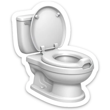 Potty trainer without lid and without face sticker