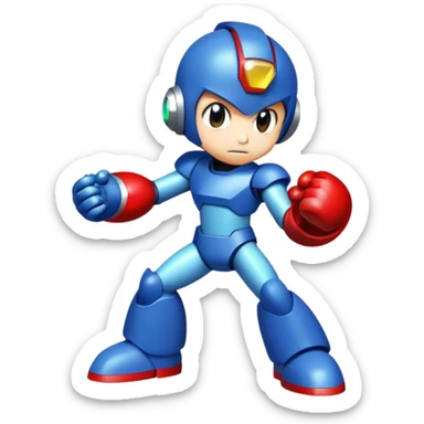 Mega man battle network sticker