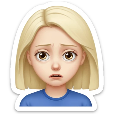 Girl Anxiety sticker