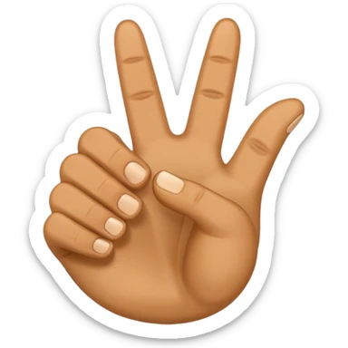 A thumbs up emoji of just thr hand no other body part but the fist has six fingers sticker