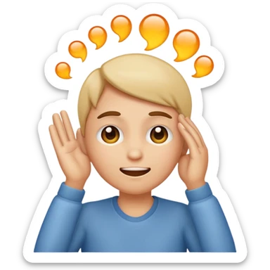 emoji character exhaling hand on forehead with 'phew' expression sticker