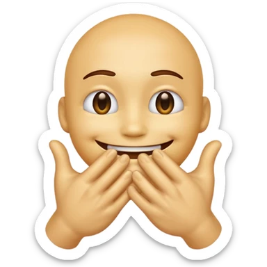 mysterious grinning rubbing hands together emoji sticker