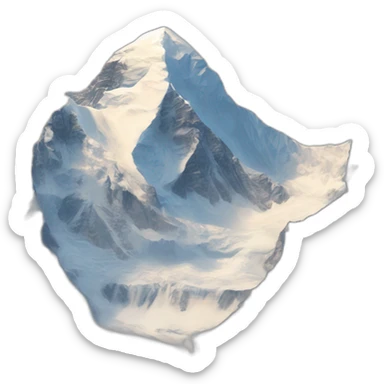 inoxtag qui monte le mont Everest  sticker