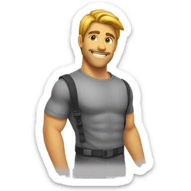 Corredor com asas sticker