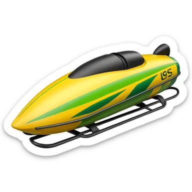 Jamaican bobsled sticker