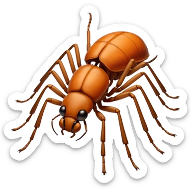 cluster of insects sticker