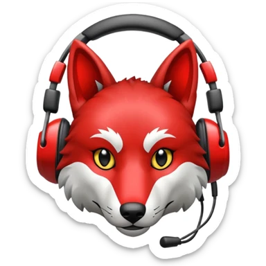 Tráeme una imagen de un lobo enojado estilo gamer sticker