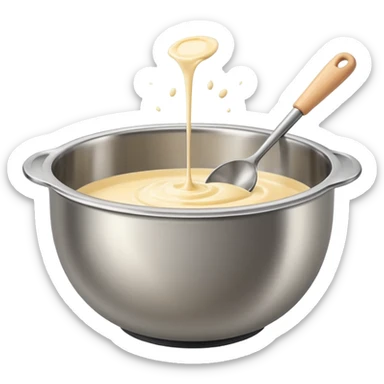 mixing bowl and baking preparation sticker