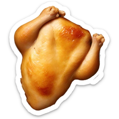 cooked chicken thigh sticker