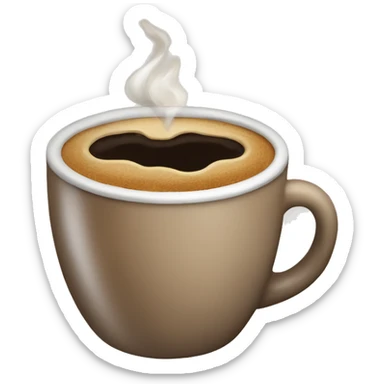 Coffee sticker