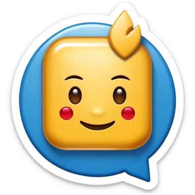 I want a blue background and a white checkmark inside it emoji which I will call the "Fake Roblox Verified Badge Emoji" and the blue background should be square and it should be the "🟦" emoji being the background sticker