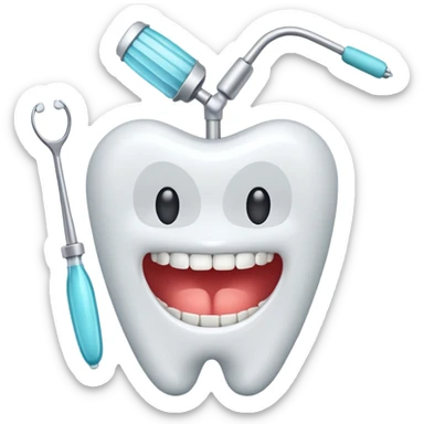 Aislamiento absoluto dental sticker